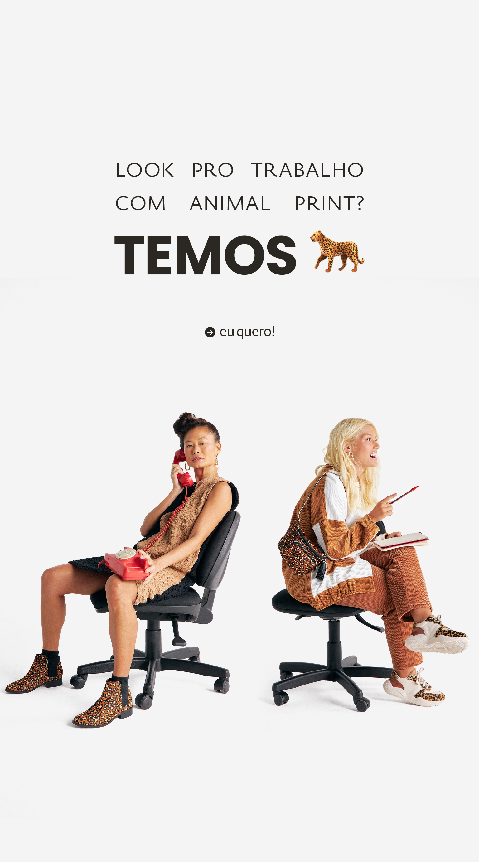 Leve todo dia - Animal print