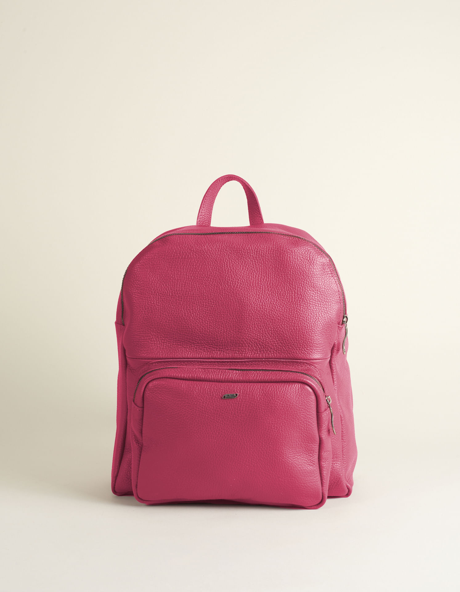 Mochila Couro Via Mia - Pink