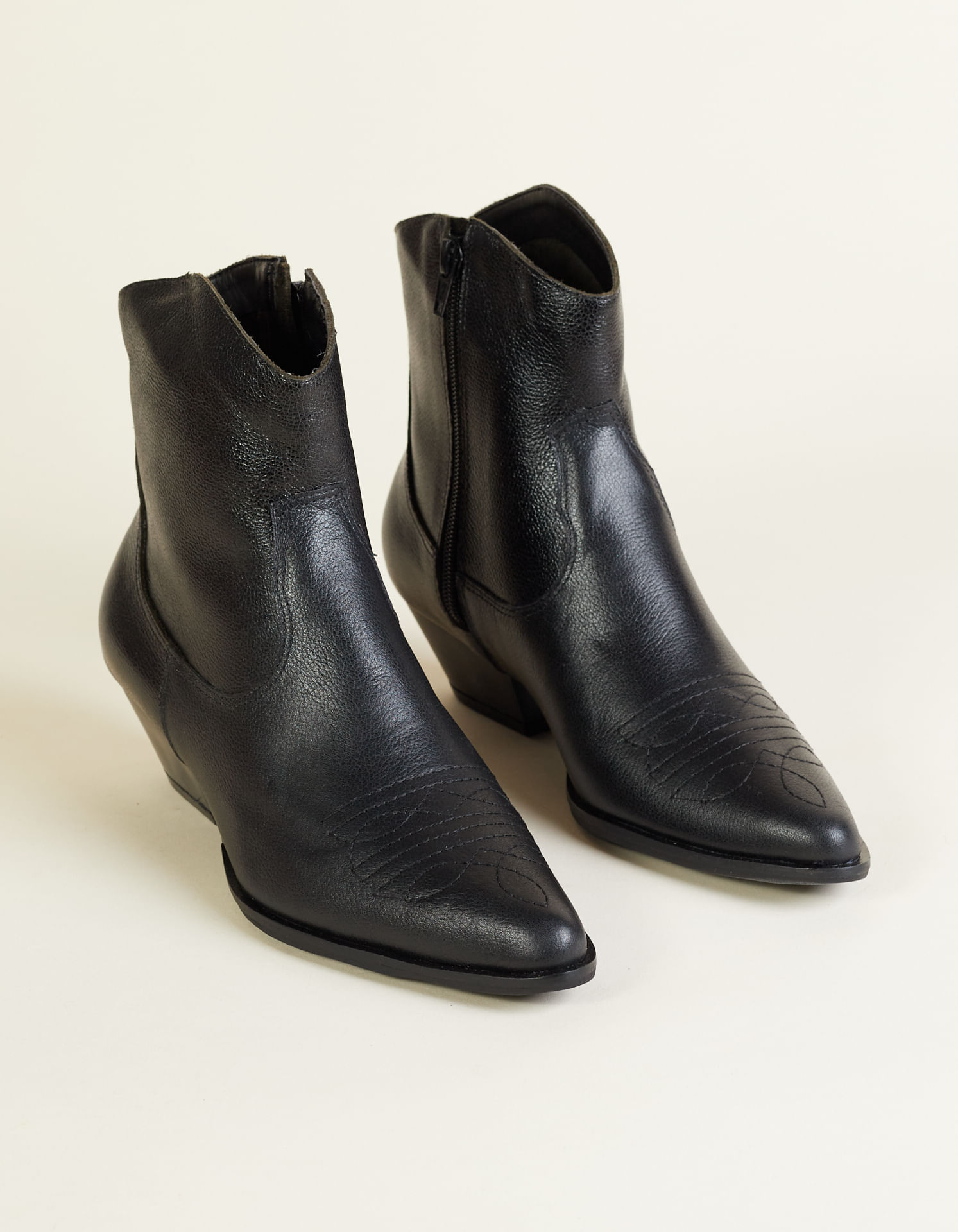 Bota Country Glitter - Preto