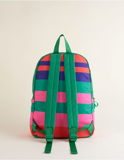 mochila tradicional estampa exclusiva listras - viamia