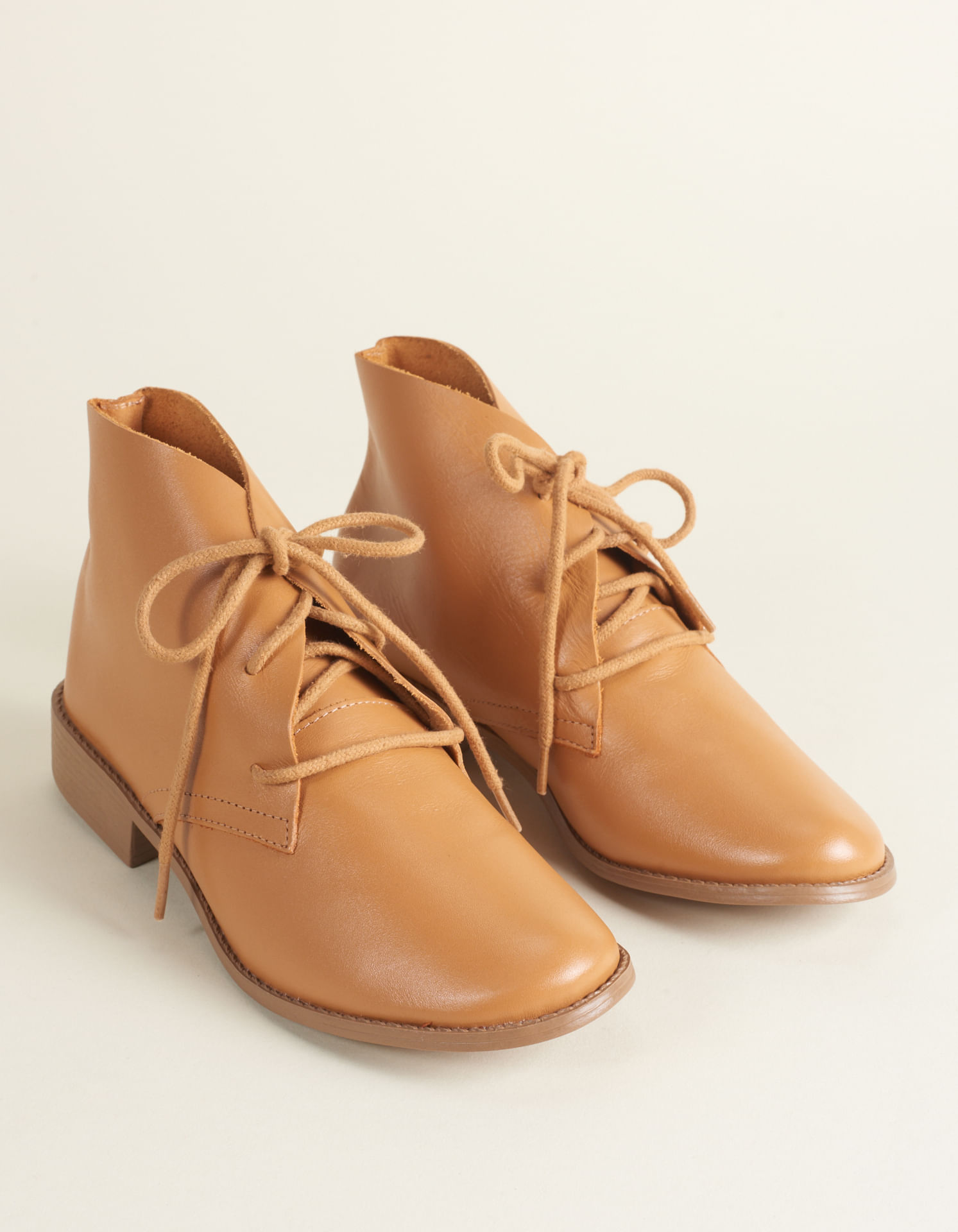 Bota Couro Via Mia - Caramelo