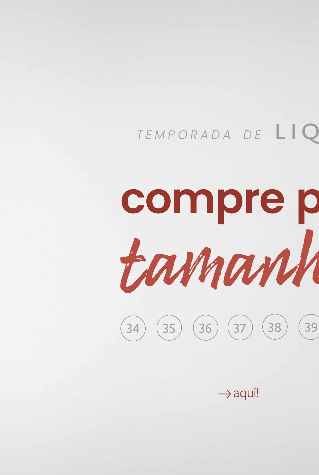 Compre por tamanho