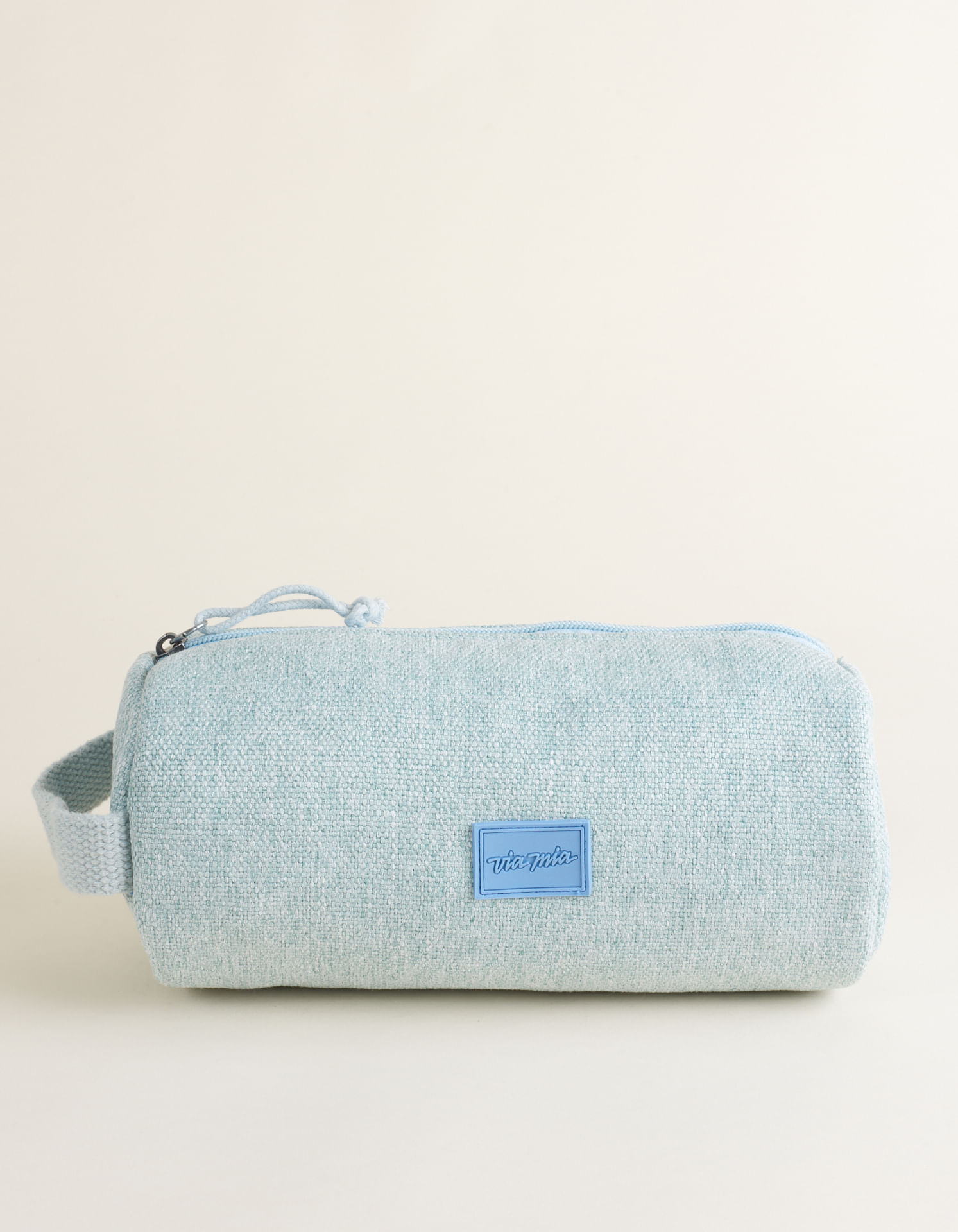 Necessaire lona grande com alça lateral - Acqua