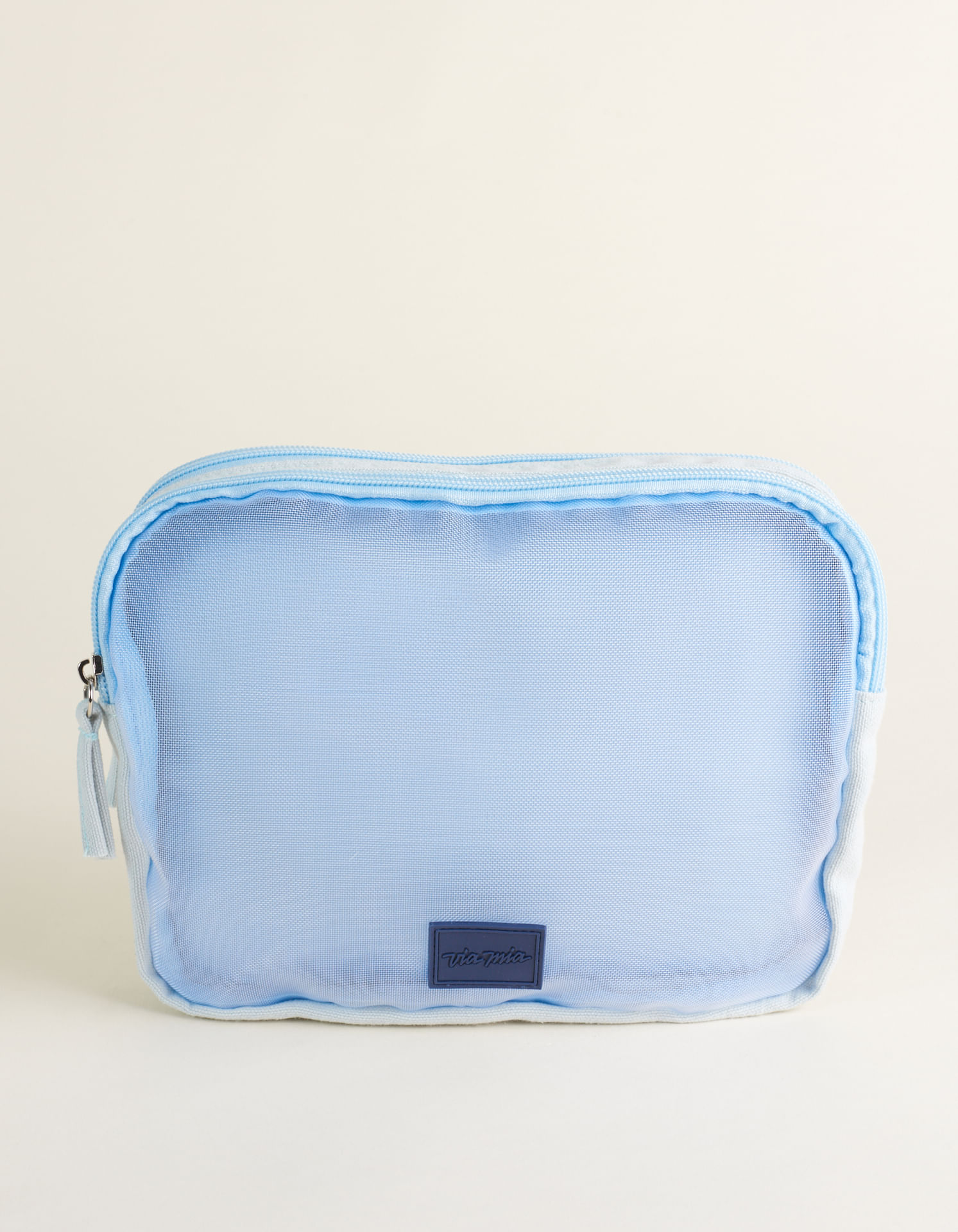 Necessaire Tela com Zíper - Acqua