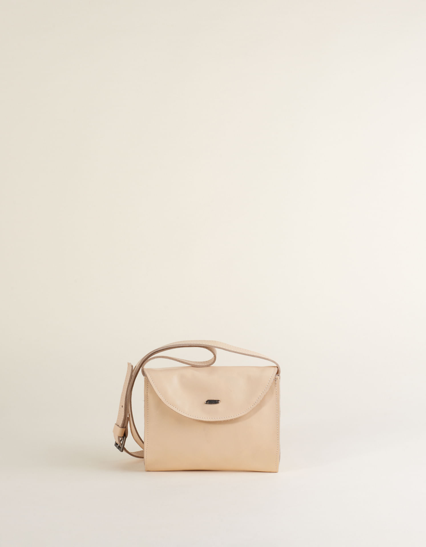 Bolsa Pequena Couro Encerado - Rose