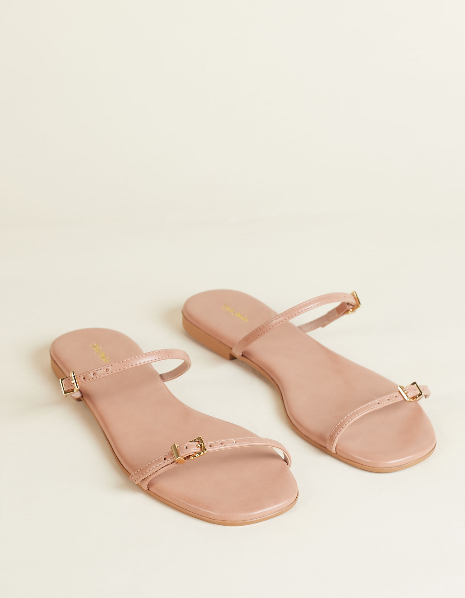 Rasteira Soft Com Fivela - Rose