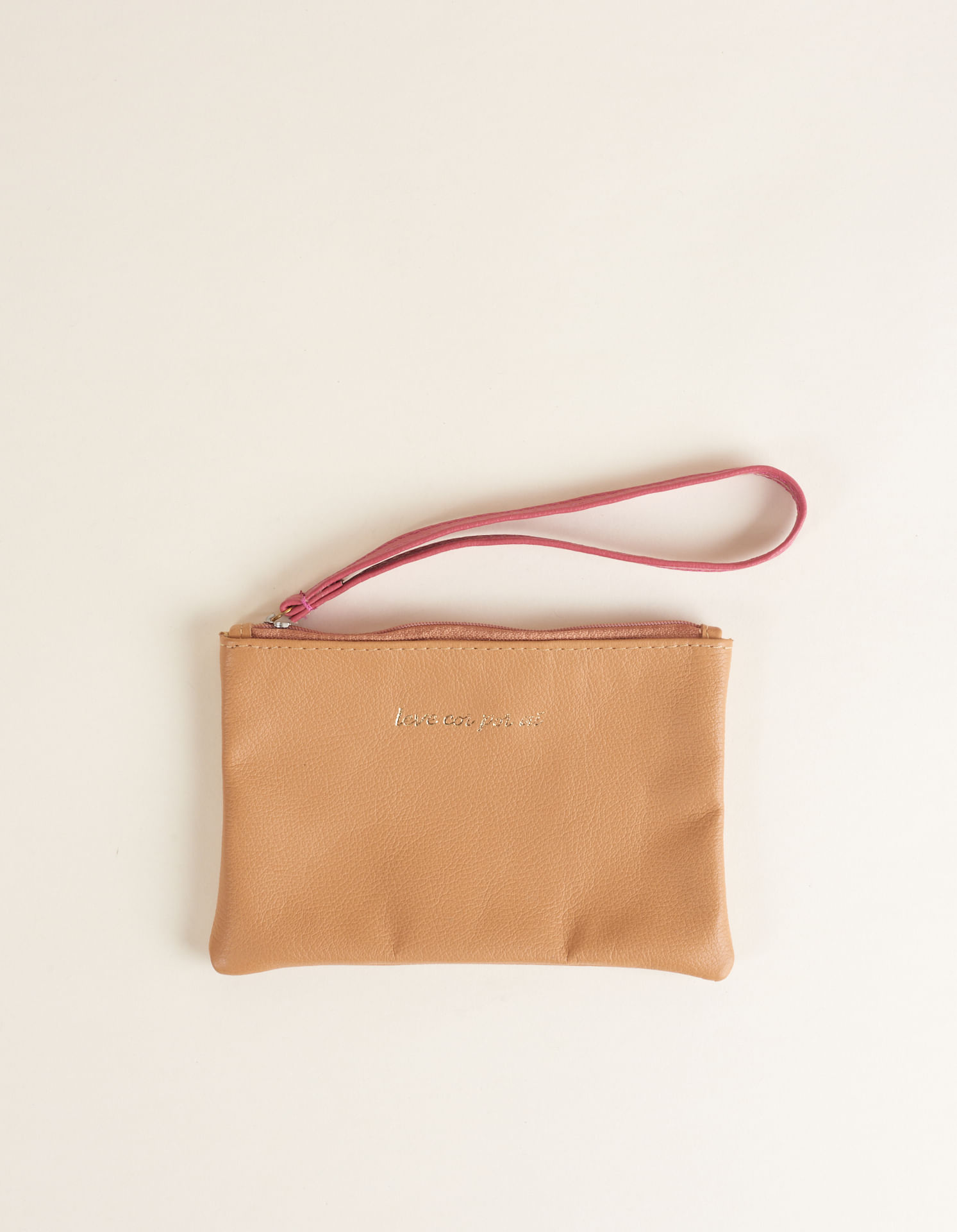 Necessaire Leve Cor Por Aí - Caramelo