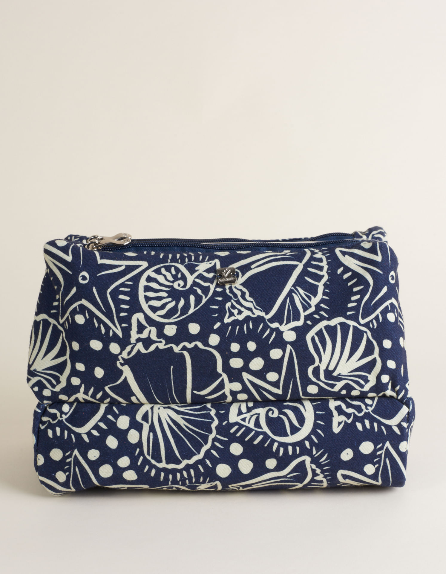 Necessaire Estampa Mar Com Bolsos - Mar