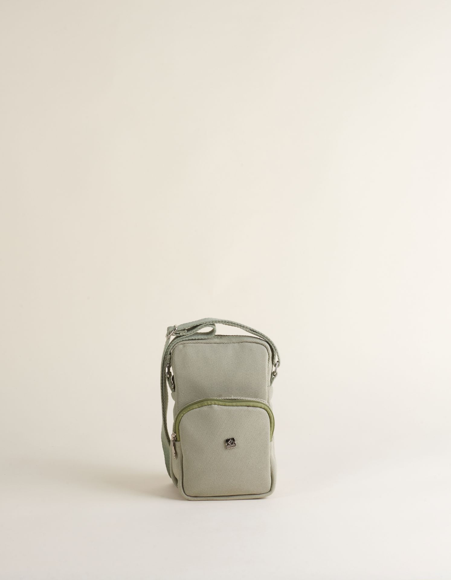 Bolsa Tecido Crossbody - Verde Cha