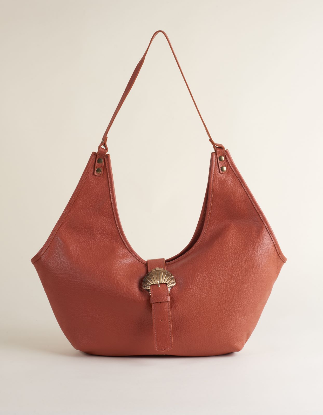 Bolsa Grande Concha - Camel