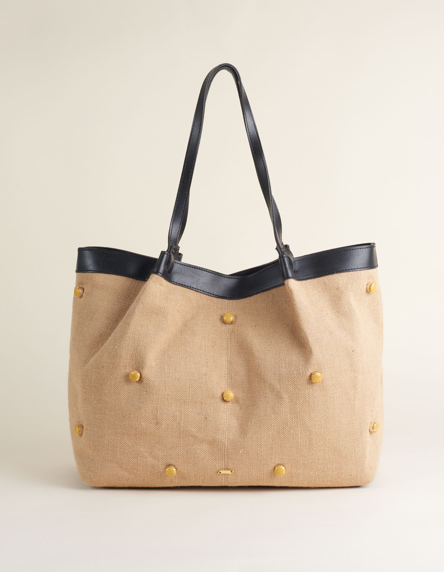 Bolsa Juta Bola de Madeira - Unica