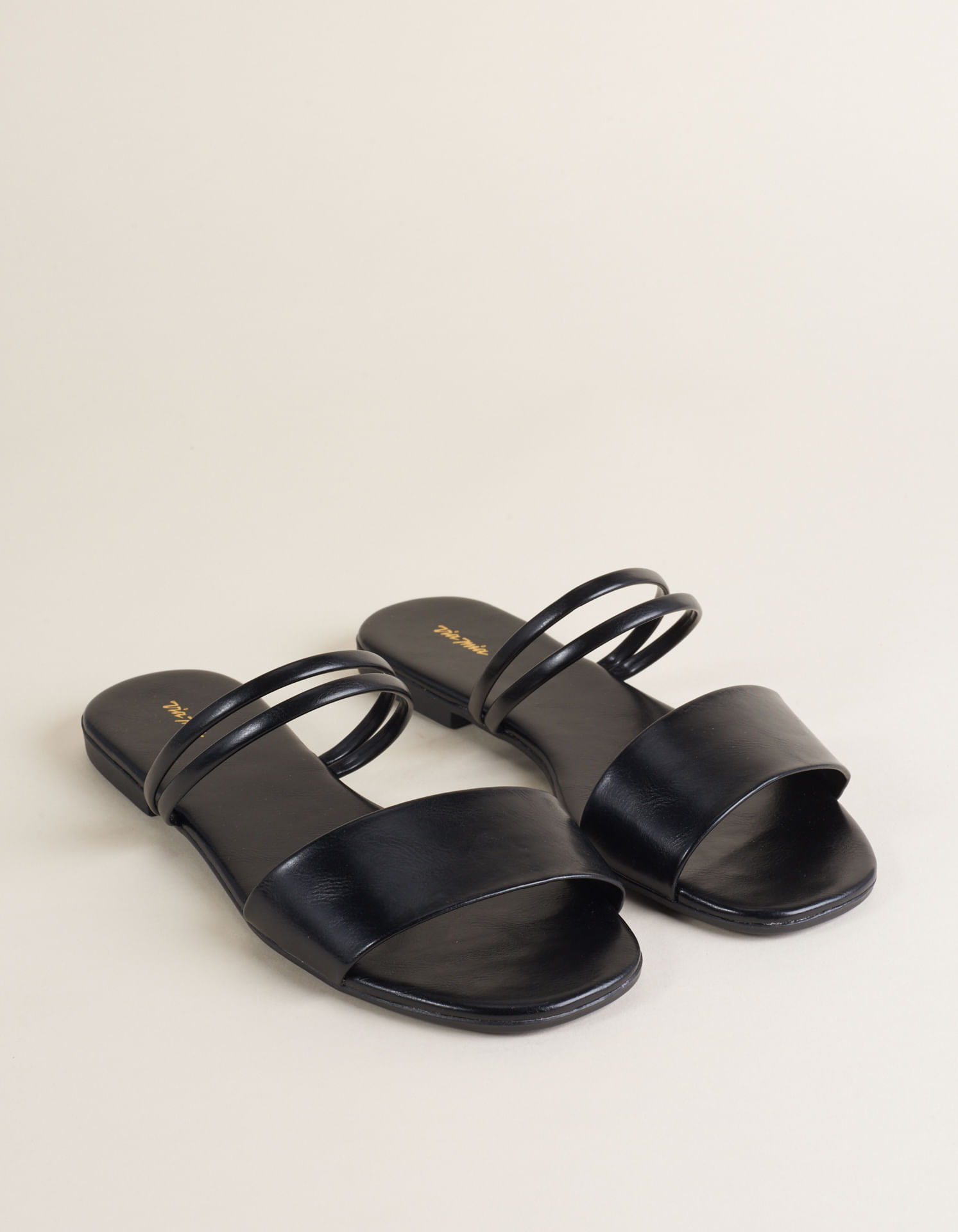 Rasteira Soft Encerado - Preto