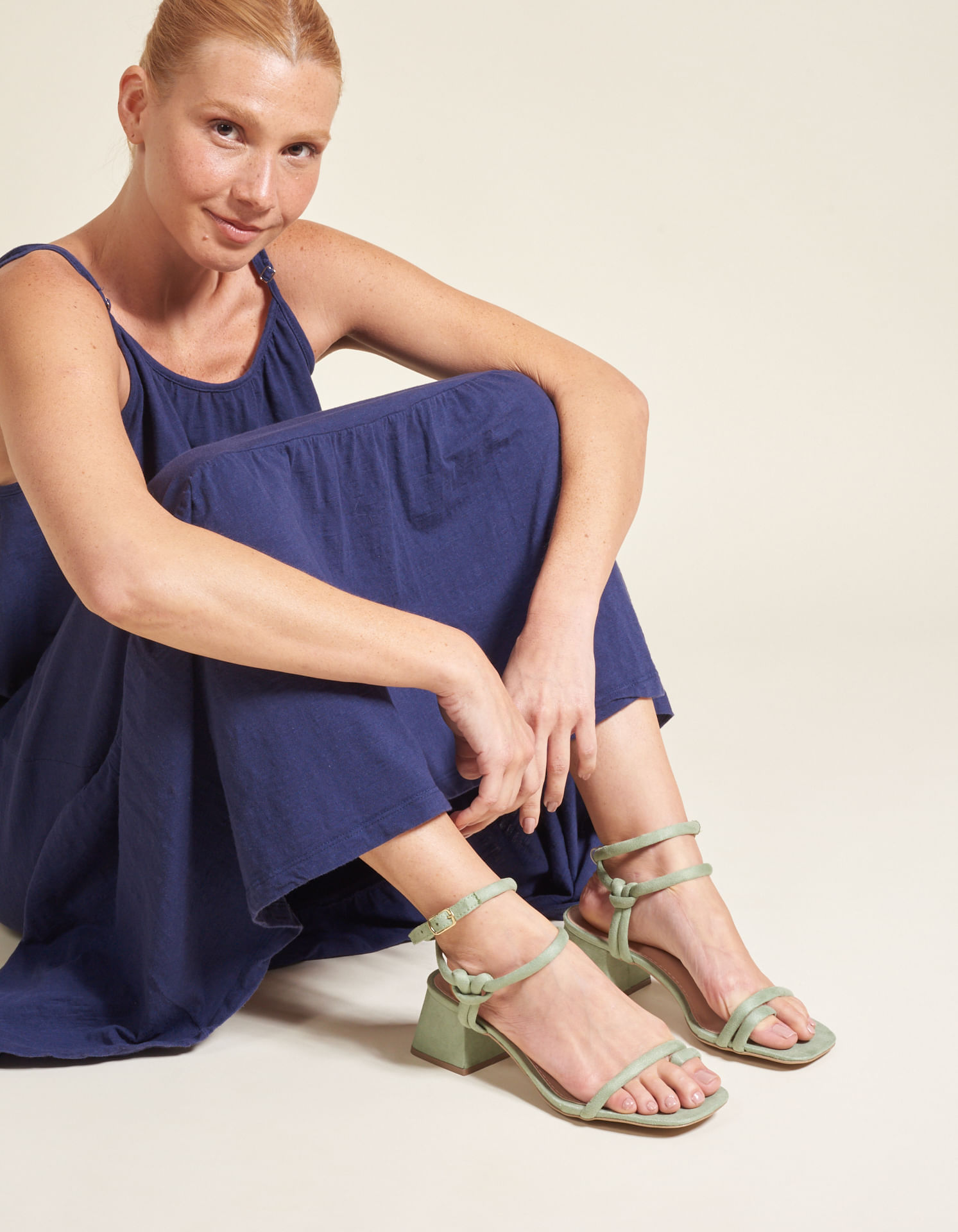 Sandália Média Soft - Verde Cha