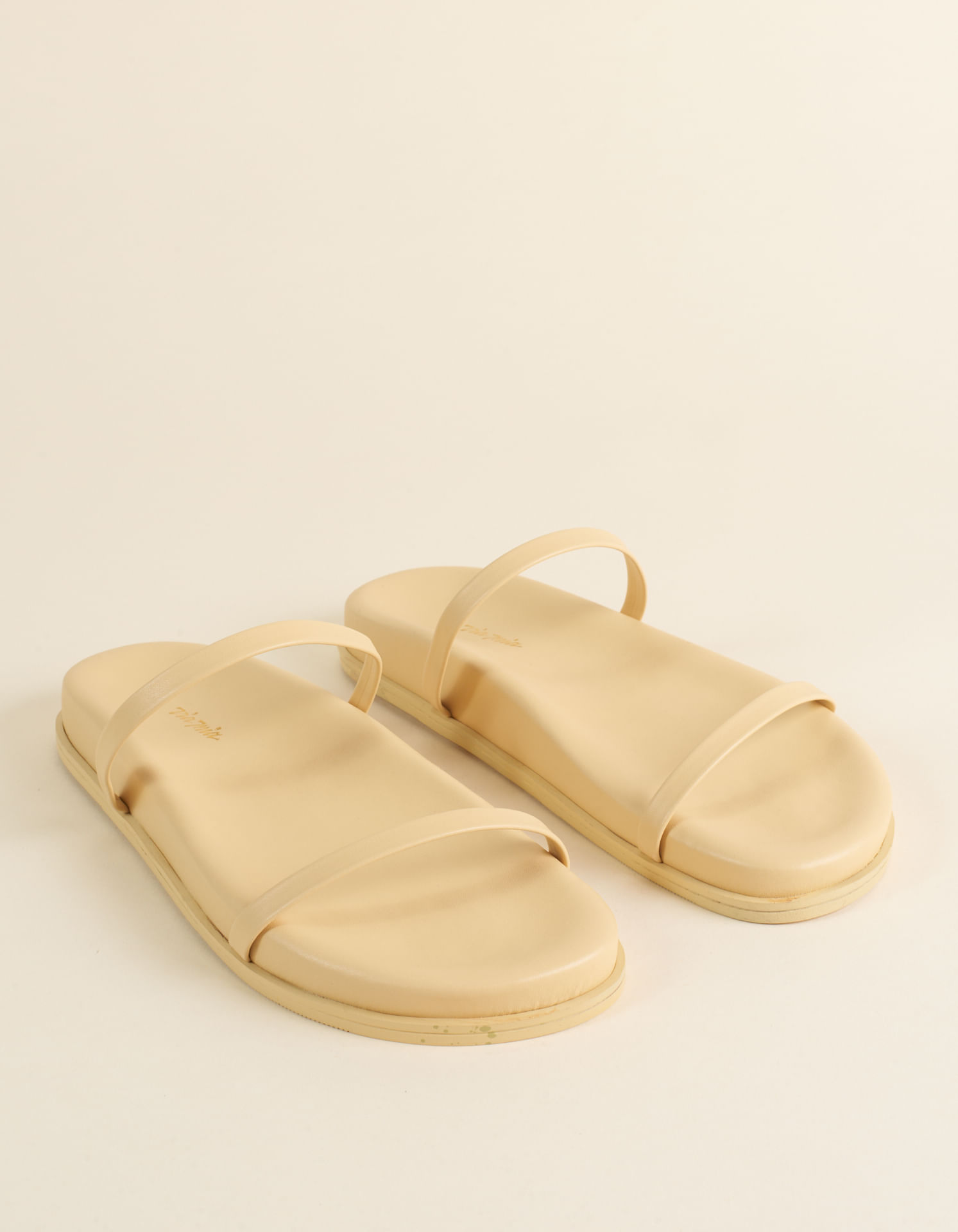 Papete Soft Em Duas Tiras - Creme