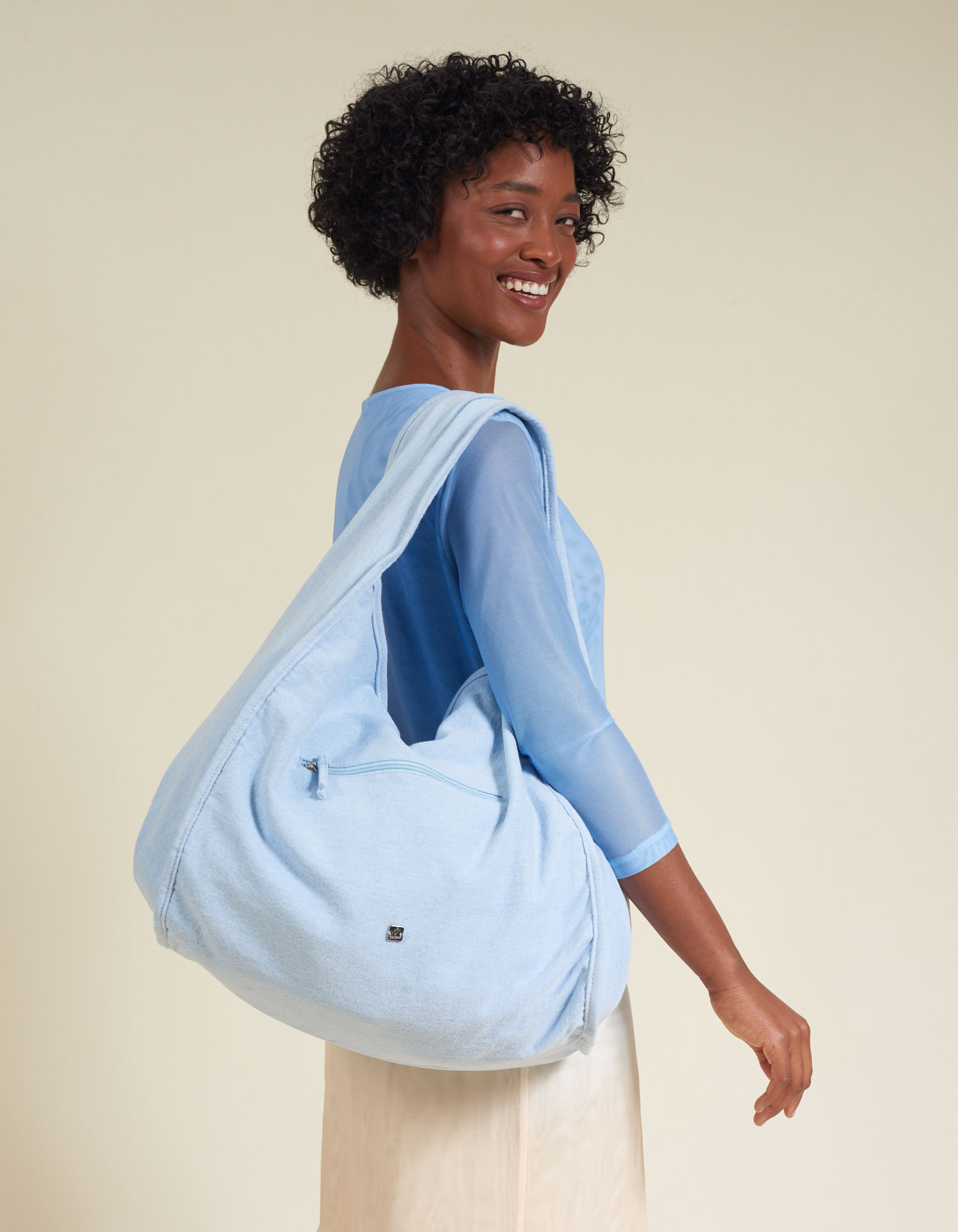Bolsa Jeans Estilo Saco - Jeans