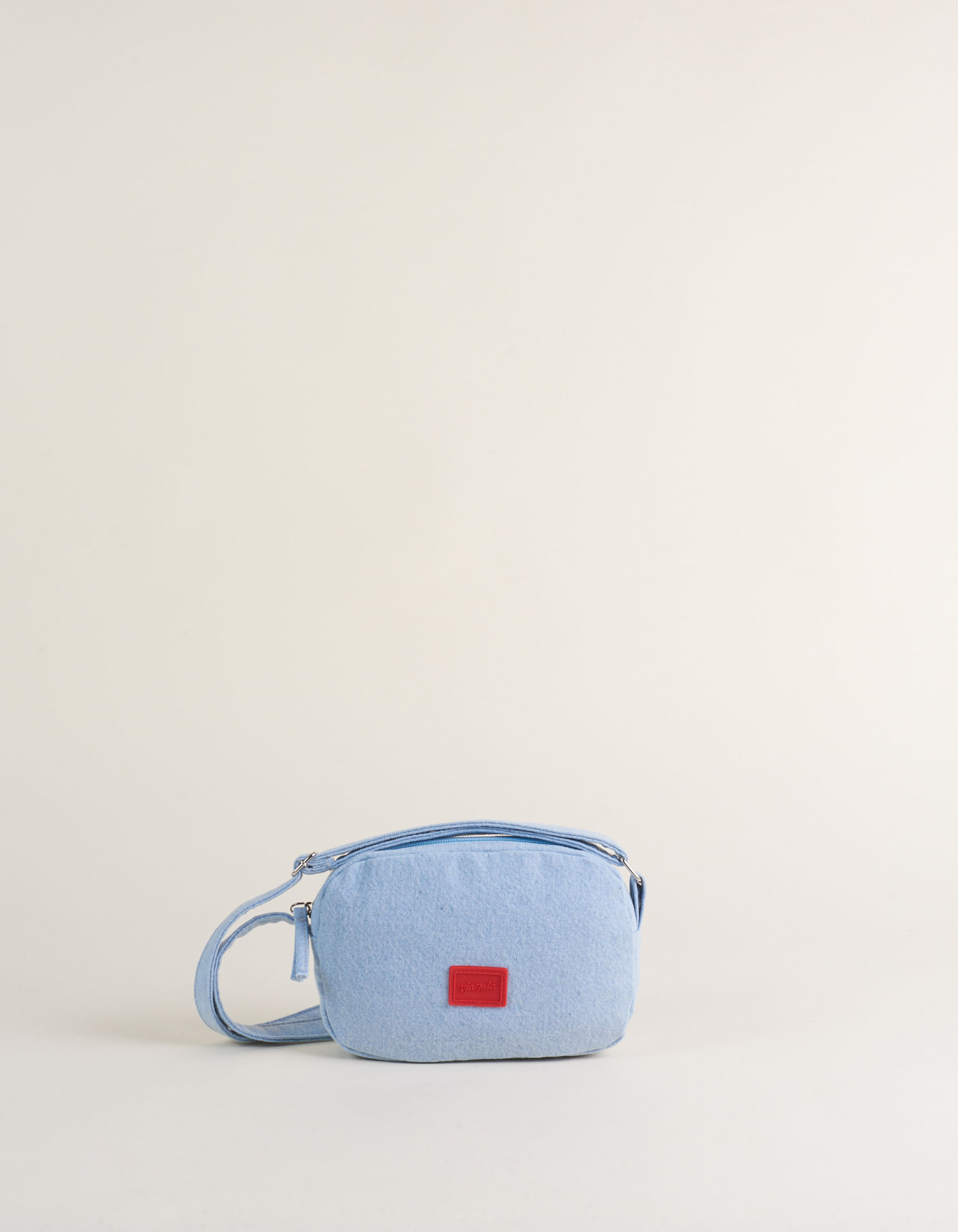 Bolsa Jeans Com Alça Regulável - Jeans