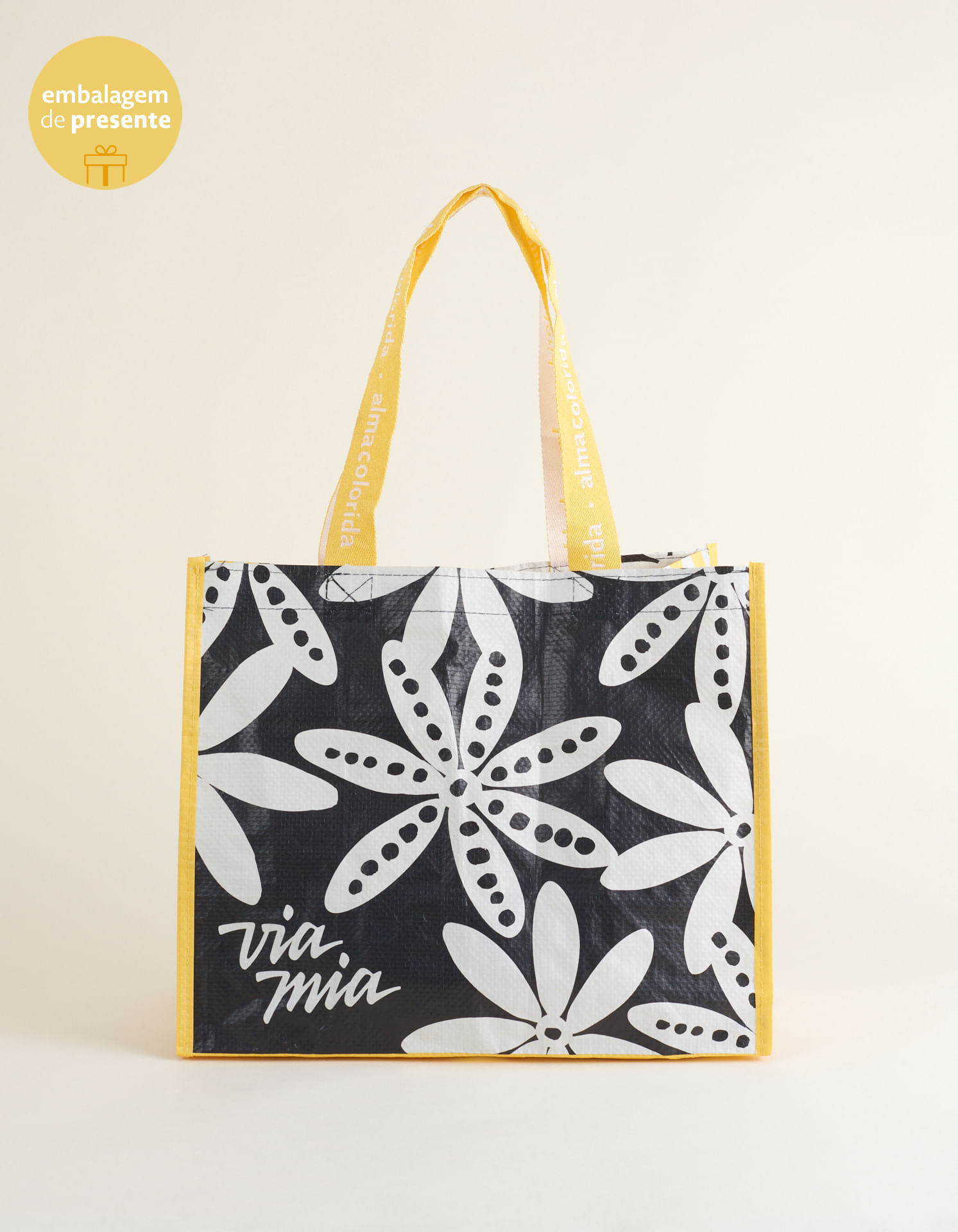 Embalagem de Presente M - Floral PB