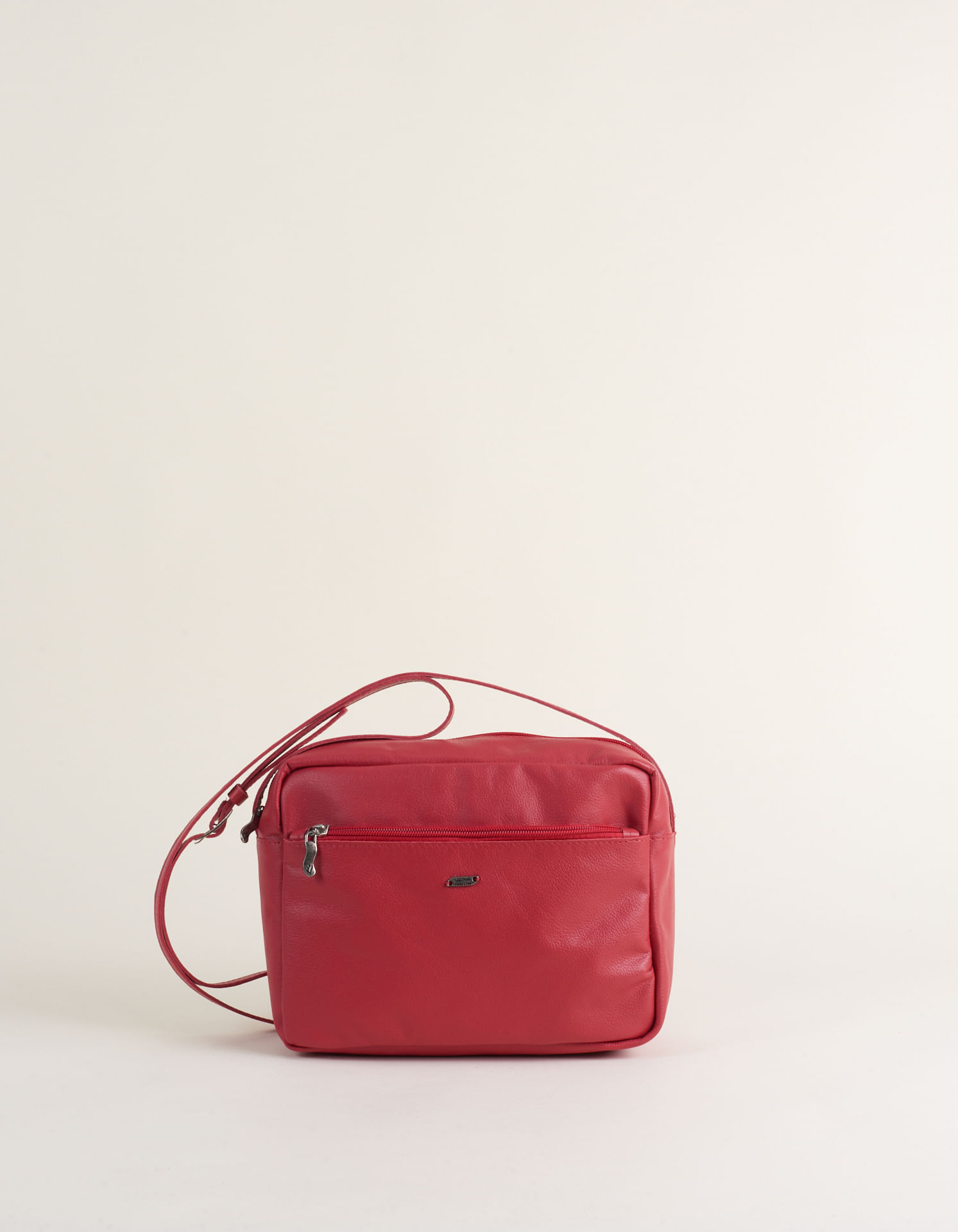 Bolsa Média Couro Bolso Frontal - Melancia