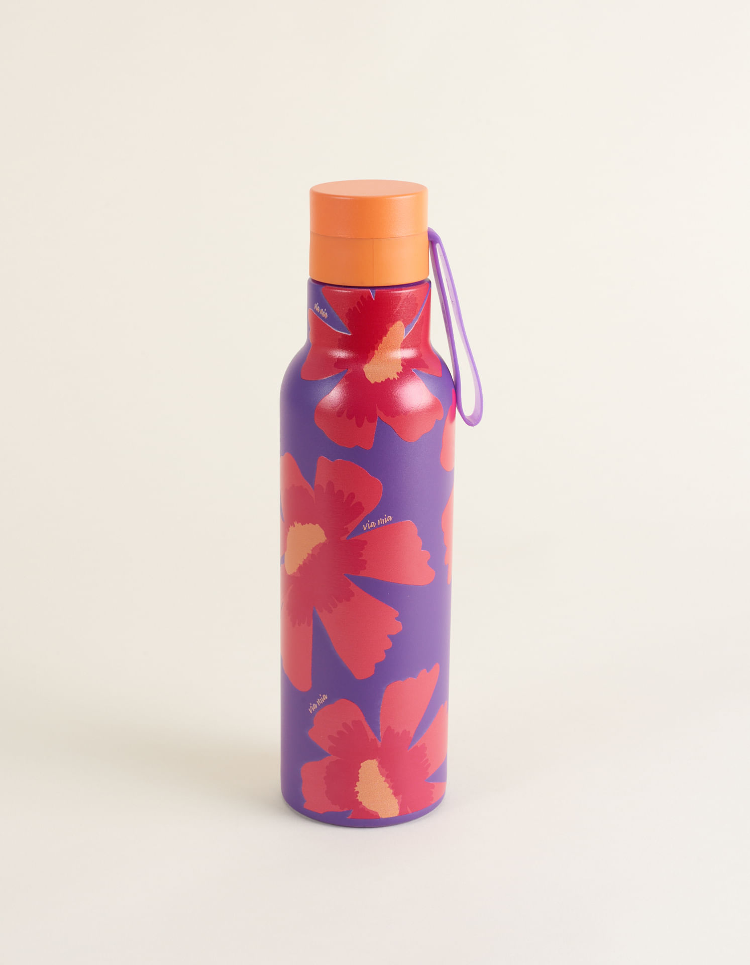 Garrafa Inox Estampada - Floral