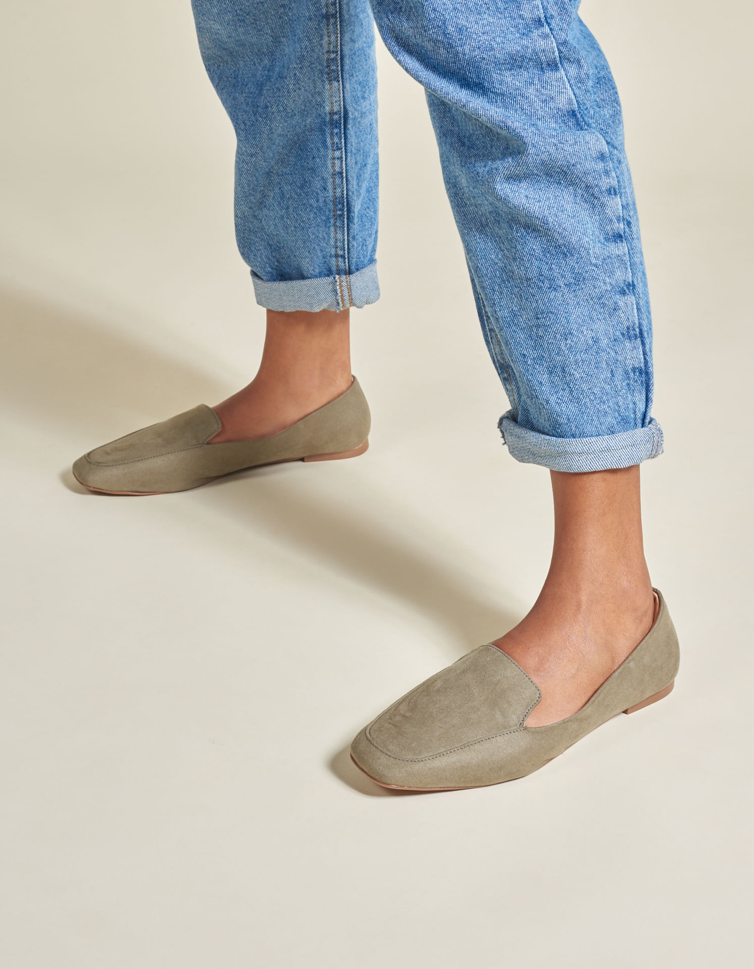 Mocassim Via Mia - Militar