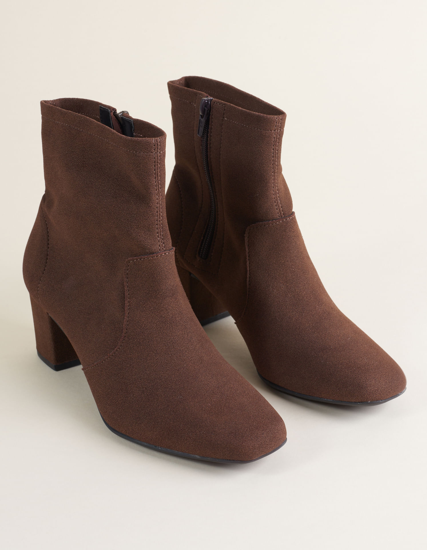 Bota Cano Curto Soft - Cafe