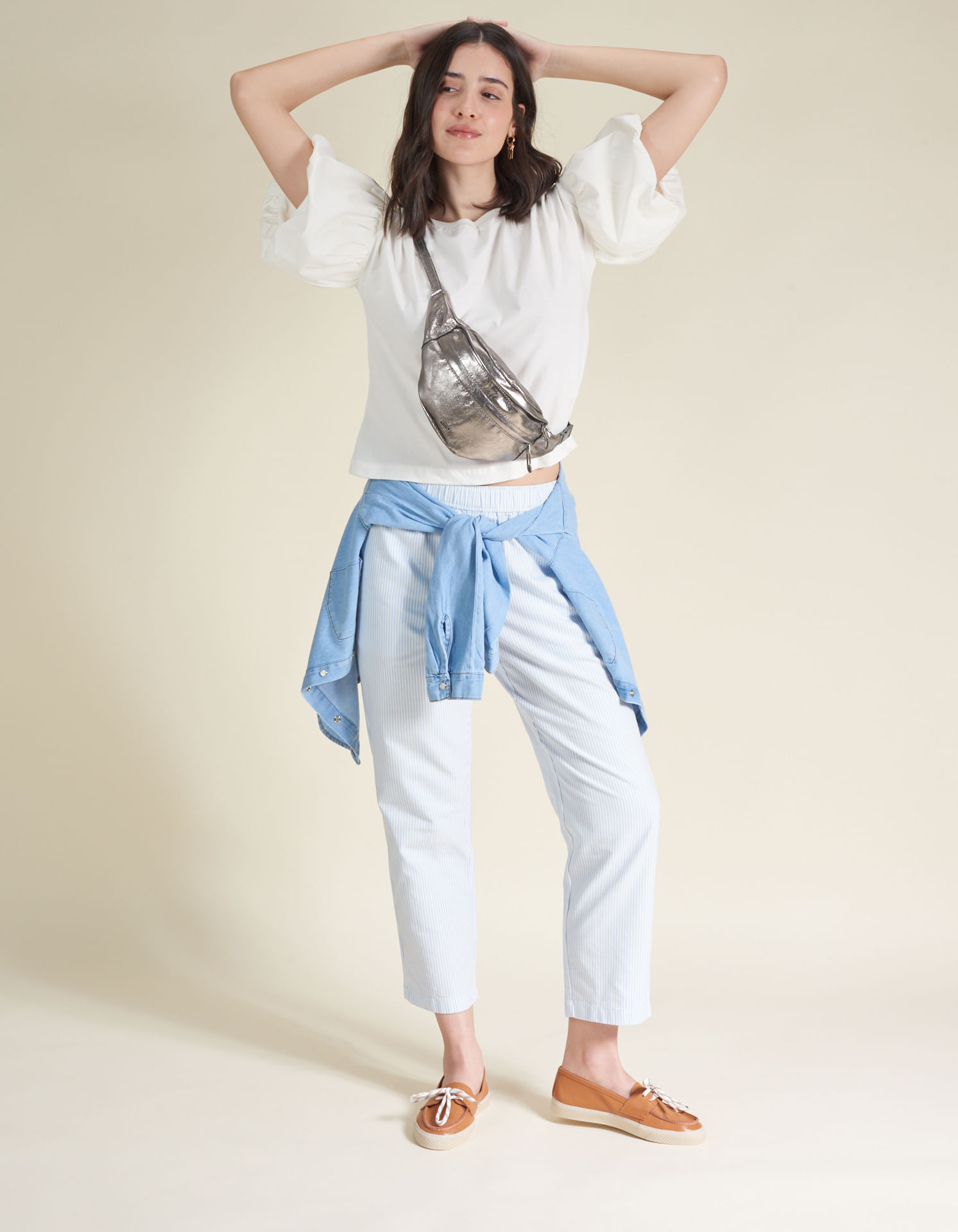 Mocassim Top Sider Via Mia - Caramelo